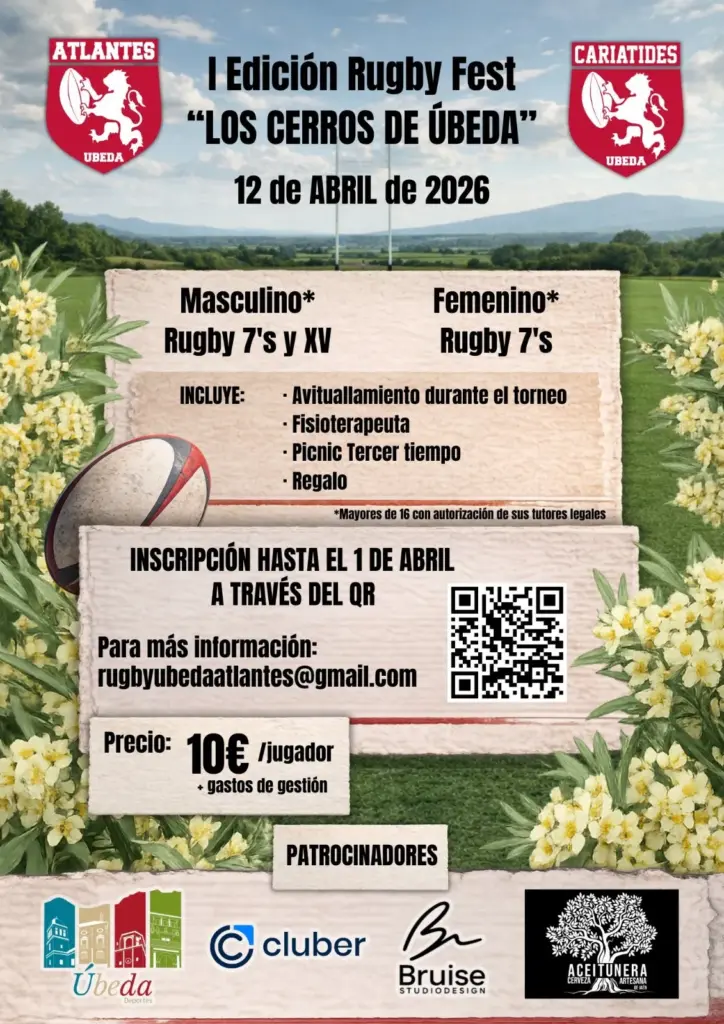 Cartel Rugby Fest Los Cerros de Úbeda