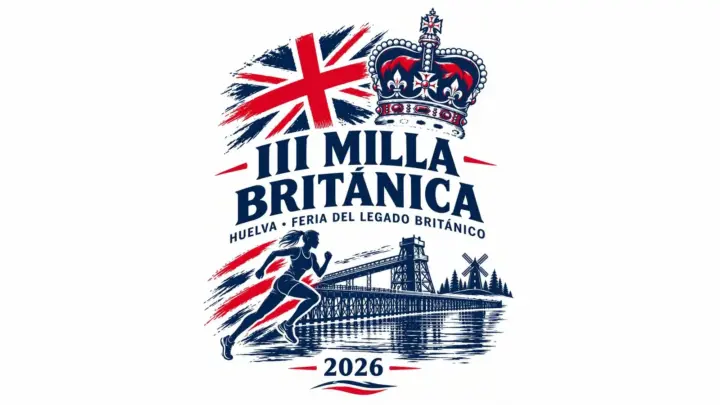 Cartel de la III Milla Británica de Huelva 2026, Feria del Legado Británico